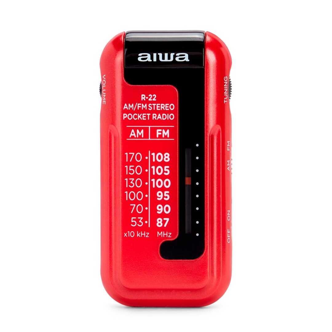 RADIO PORTATIL AIWA R22RD AM/FM COMPACTO RED